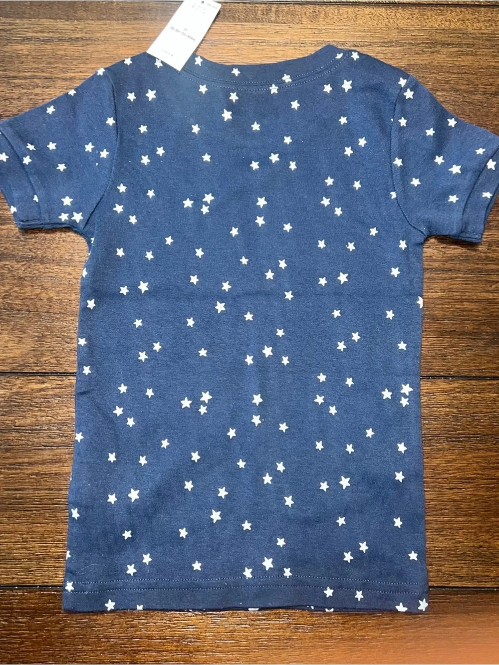 Old Navy Navy & White Star Short-Sleeve Pajama Set